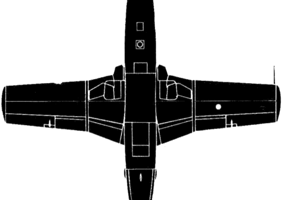 Самолет Aero Vodochody L 29 Delfin - чертежи, габариты, рисунки