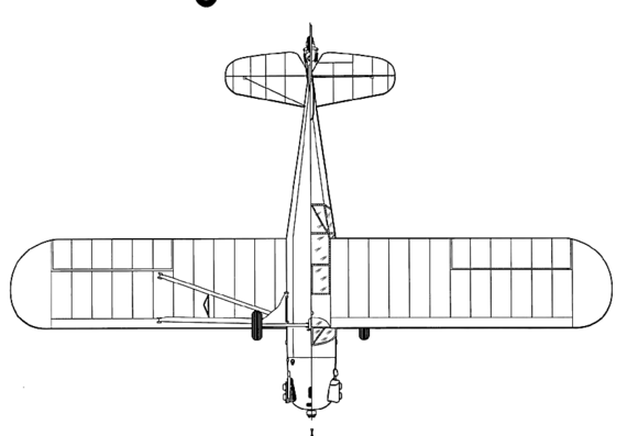 Самолет Aeronca L-3 Grasshopper - чертежи, габариты, рисунки