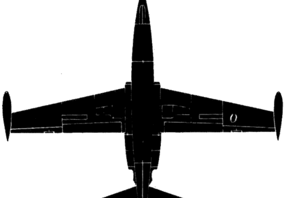 Самолет Aerospatiale Fouga CM 170 Magister - чертежи, габариты, рисунки