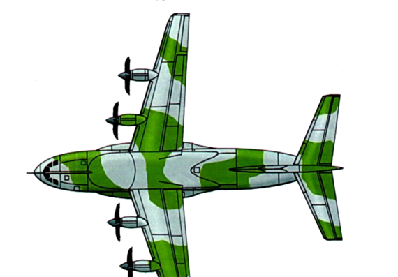 Самолет Airbus A-400M - чертежи, габариты, рисунки