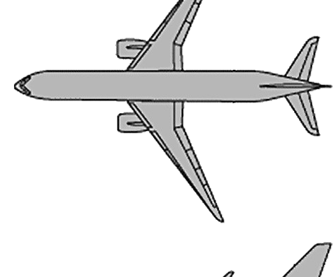 Airbus A350 aircraft - drawings, dimensions, figures
