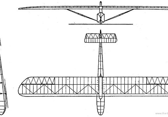 Akaflieg Munchen Mu-4 aircraft - drawings, dimensions, figures