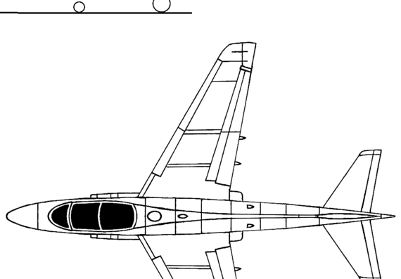 Самолет Alenia Aermacchi MF-350 Squalo - чертежи, габариты, рисунки