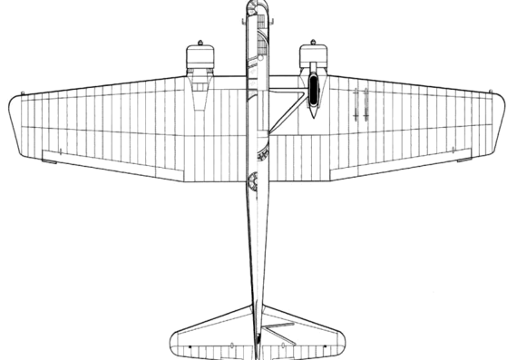 Самолет Amiot 143 - чертежи, габариты, рисунки