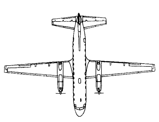Самолет Andover - чертежи, габариты, рисунки