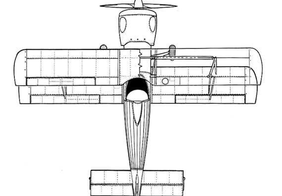 Самолет Andreasson BA-4B - чертежи, габариты, рисунки