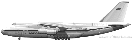 Aircraft Antonov An-124-100 - drawings, dimensions, figures