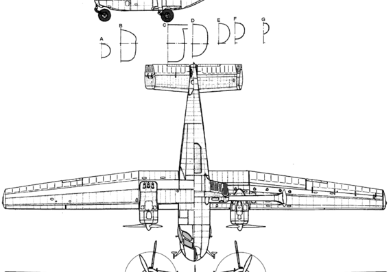 Самолет Antonov An-14 Pchelka (Clod) - чертежи, габариты, рисунки