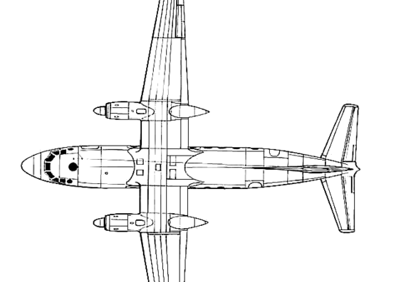 Самолет Antonov An-24V - чертежи, габариты, рисунки