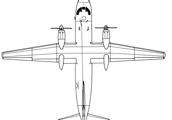 Самолет Antonov An-30 - чертежи, габариты, рисунки
