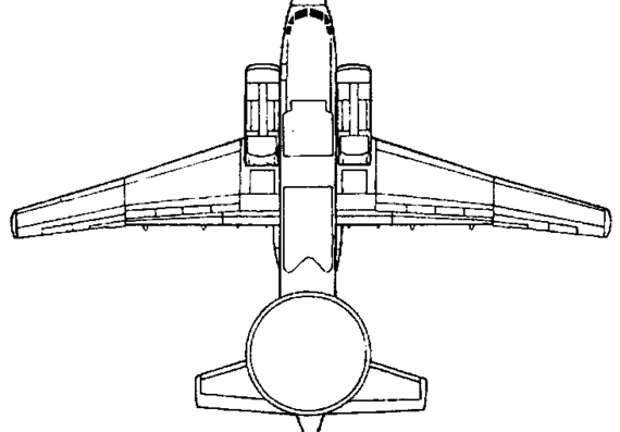Самолет Antonov An-71 (Russia) (1985) - чертежи, габариты, рисунки