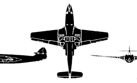 Самолет Armstrong Withworth Seahawk FGA-4 - чертежи, габариты, рисунки