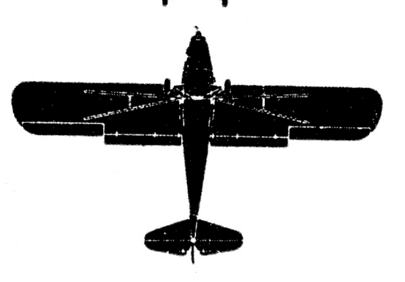 Самолет Auster - чертежи, габариты, рисунки