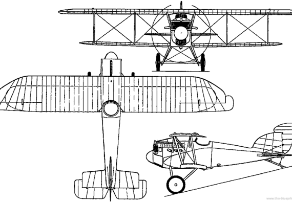Самолет Aviatik D VII (Germany) - чертежи, габариты, рисунки