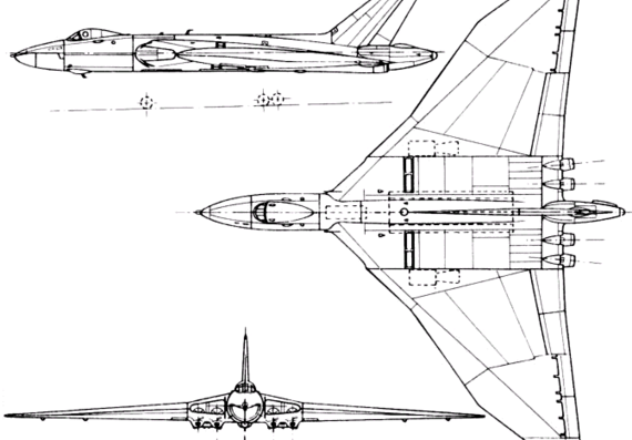 Avro 698 Vulcan (England) (1952) - drawings, dimensions, pictures