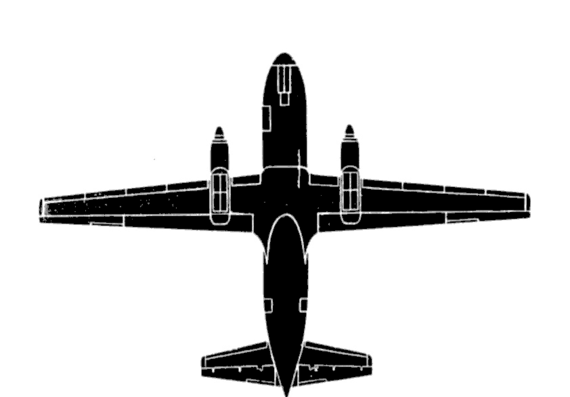 Самолет Avro 748 - чертежи, габариты, рисунки