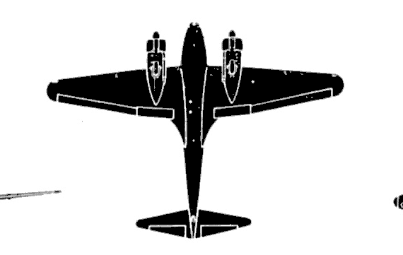 Самолет Avro Anson - чертежи, габариты, рисунки