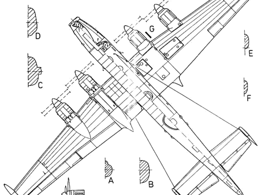 Avro Shackelton Mk 3 - drawings, dimensions, figures