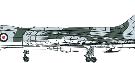 Самолет Avro Vulcan B2 - чертежи, габариты, рисунки