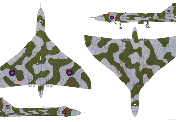 Avro Vulcan B.Mk.2 aircraft - drawings, dimensions, figures