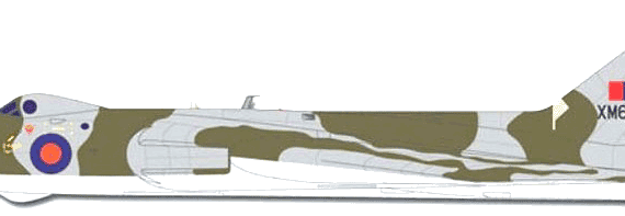 Самолет Avro Vulcan B. Mk.2 - чертежи, габариты, рисунки
