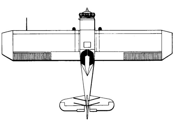 Самолет Ayres Thrush Commander (USA) (1968) - чертежи, габариты, рисунки