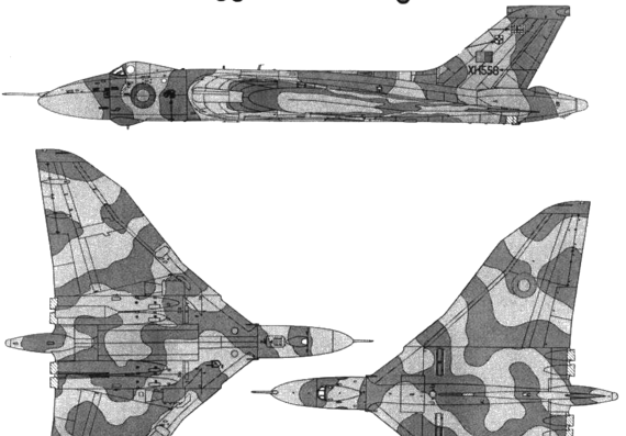 Aircraft BAe - Avro Vulcan B Mk2 - drawings, dimensions, figures