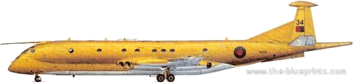 Самолет BAe Nimrod MR.2 - чертежи, габариты, рисунки
