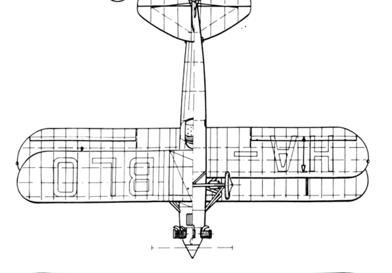 Banhidi Gerle 16 aircraft - drawings, dimensions, figures