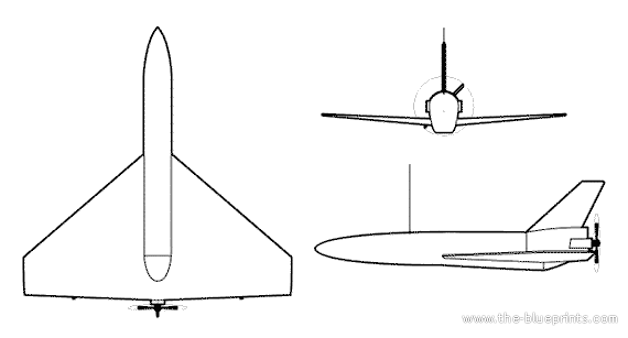Самолет Banshee BTT 3 - чертежи, габариты, рисунки