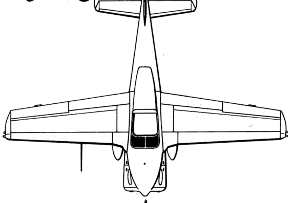 Самолет Bell X-14 - чертежи, габариты, рисунки