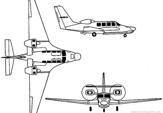 Самолет Beriev Be-103 (Russia) (1997) - чертежи, габариты, рисунки