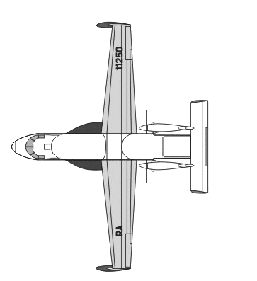 Самолет Beriev Be-112 - чертежи, габариты, рисунки