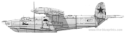 Beryev Be-12 Chaika aircraft - drawings, dimensions, figures
