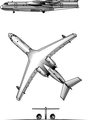 Beryev Be-200 aircraft - drawings, dimensions, figures
