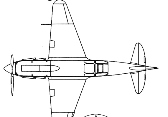 Bisnovat CK aircraft - drawings, dimensions, figures