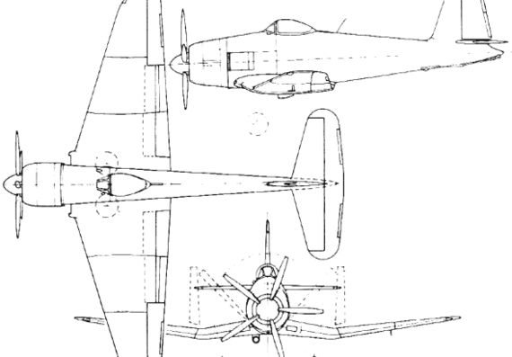 Blackburn B-48 Firecrest (England) (1947) - drawings, dimensions, figures