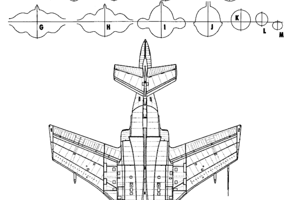 Blackburn Buccaneer aircraft - drawings, dimensions, figures