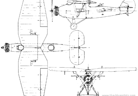 Blackburn R.2 Airedale (England) (1925) - drawings, dimensions, figures