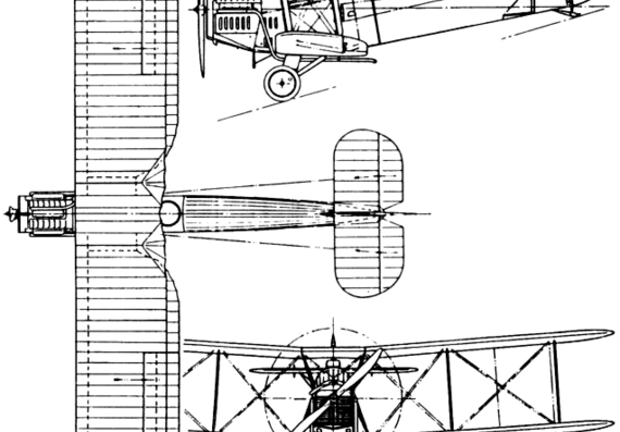 Самолет Blackburn T.1 Swift (England) (1920) - чертежи, габариты, рисунки