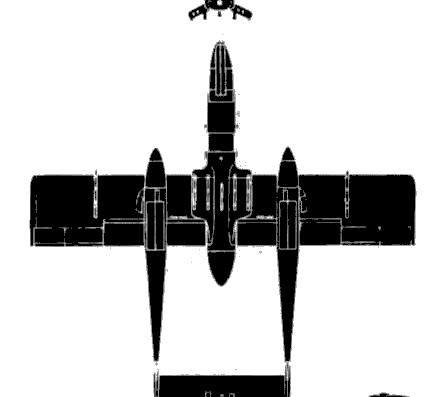 Boeing OV 10 aircraft - drawings, dimensions, figures
