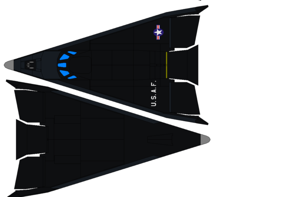 Самолет Boeing X-20 Dyna-Soar - чертежи, габариты, рисунки