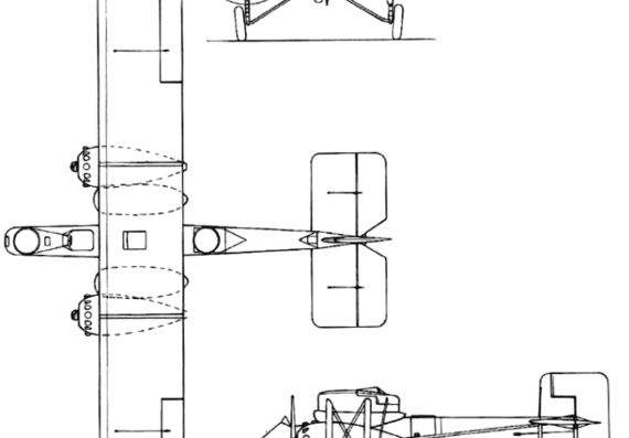 Самолет Boulton-Paul P.25 Bugle (England) (1923) - чертежи, габариты, рисунки