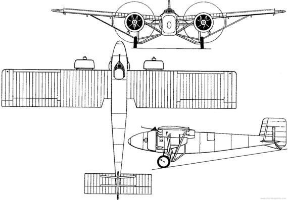 Самолет Boulton-Paul P.31 Bittern (England) (1927) - чертежи, габариты, рисунки