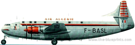 Aircraft Breguet 761S - drawings, dimensions, figures