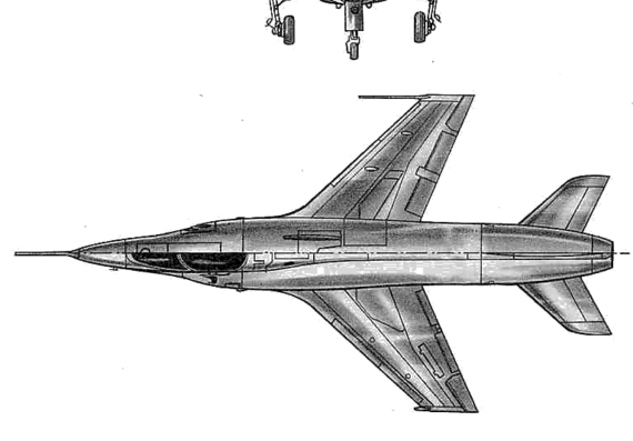 Aircraft Breguet Br-1001 Taon - drawings, dimensions, figures