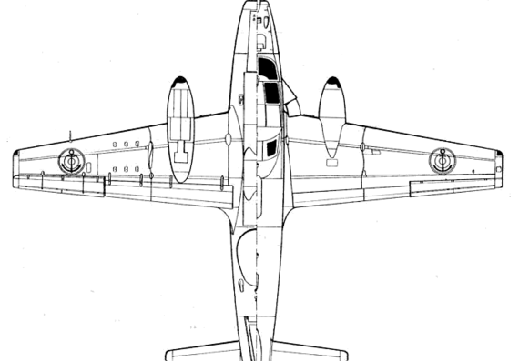 Самолет Breguet Br-1050 Alize - чертежи, габариты, рисунки