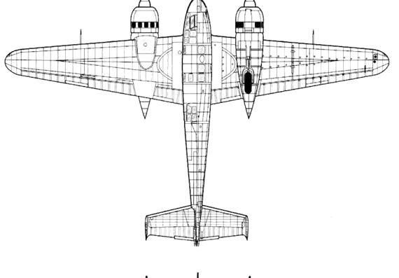 Самолет Breguet Br-693 - чертежи, габариты, рисунки