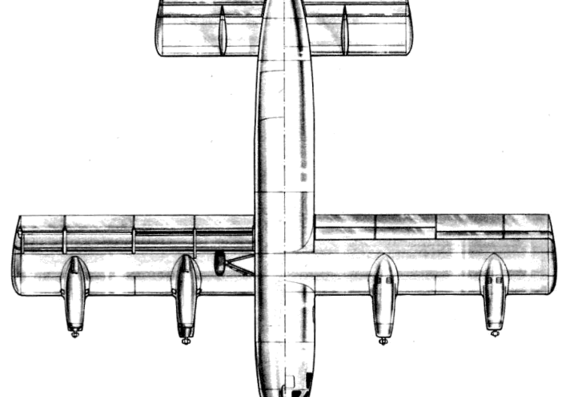Самолет Breguet Br-940 Integral - чертежи, габариты, рисунки