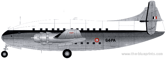 Самолет Breguet Br.765 Sahara - чертежи, габариты, рисунки
